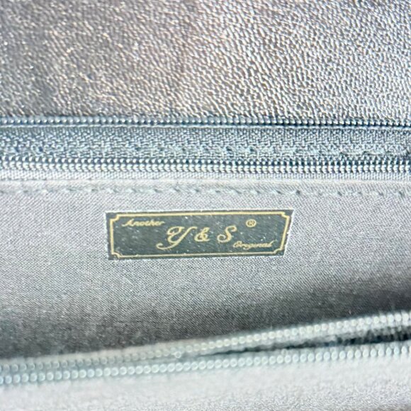 Studio 54 Chic Mesh Evening Bag Clutch Mixed Metals VTG Disco Lucite Rim Glam - Picture 10 of 16